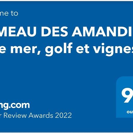 Hameau Des Amandiers - Vue Mer, Golf Et Vignes Apartment Saint-Cyr-sur-Mer Ngoại thất bức ảnh