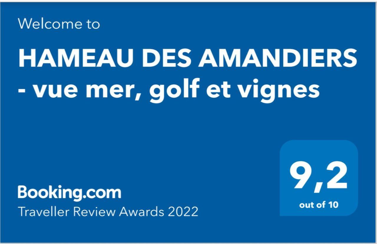 Hameau Des Amandiers - Vue Mer, Golf Et Vignes Apartment Saint-Cyr-sur-Mer Ngoại thất bức ảnh