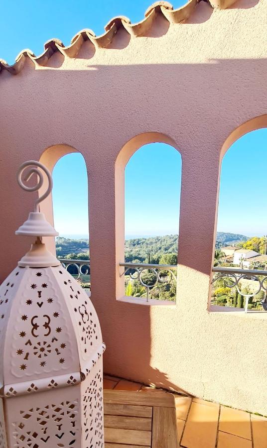 Hameau Des Amandiers - Vue Mer, Golf Et Vignes Apartment Saint-Cyr-sur-Mer Ngoại thất bức ảnh