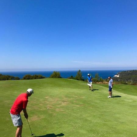 Hameau Des Amandiers - Vue Mer, Golf Et Vignes Apartment Saint-Cyr-sur-Mer Ngoại thất bức ảnh